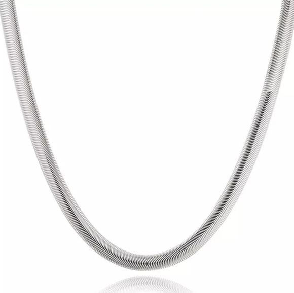 New 925 Sterling silver flat snake chain n… - Picture 3 of 6